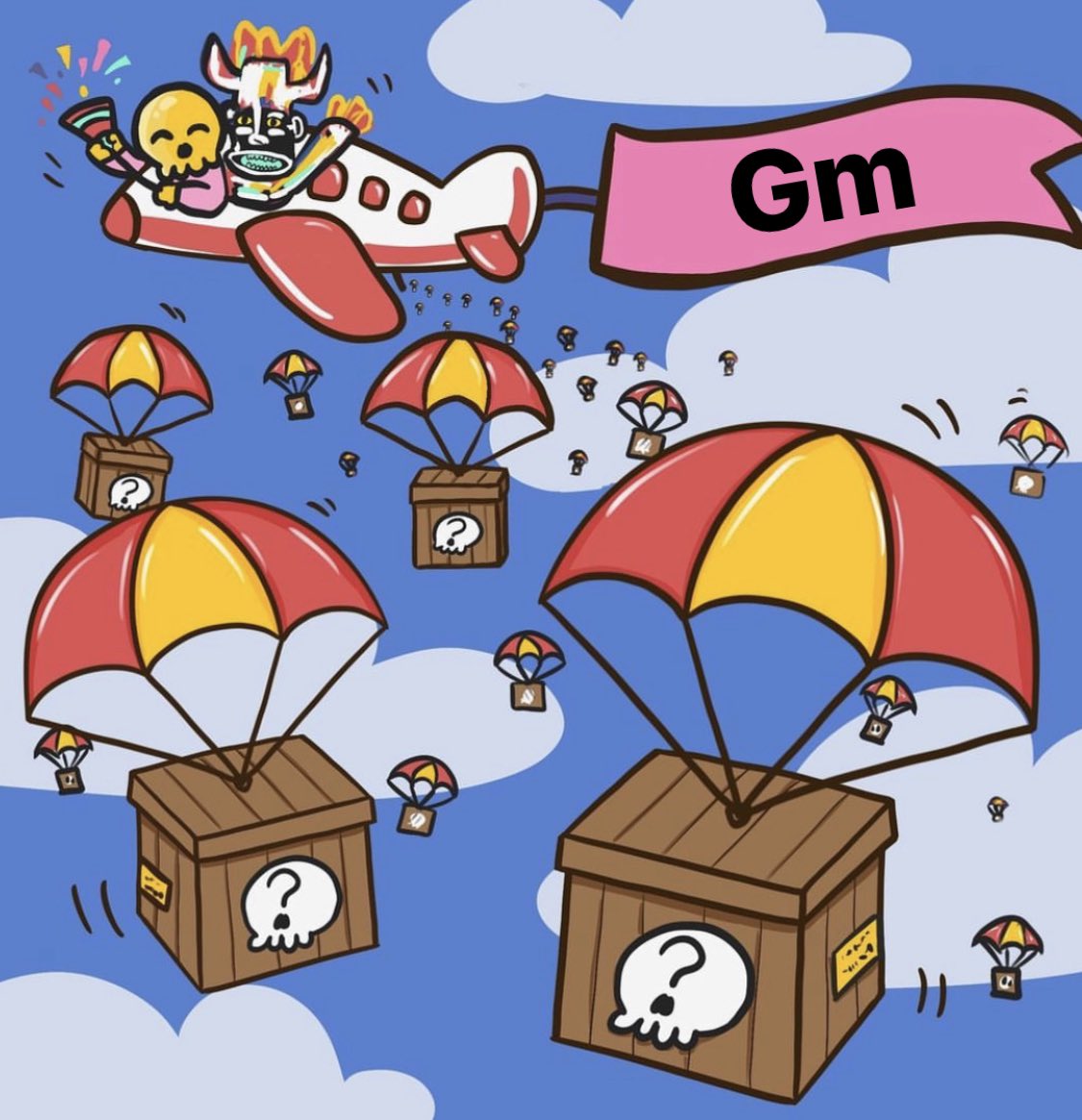 Money printer goes "G'Morie #FaMorie"! Havent received a $POM airdrop yet. But in due time, with Morie Island catching steam, buying <a href="/CryptoMories/">CryptoMories News</a> gets you a serious head start.

The bear can be our friend. Accumulate while its cheap!

(obvious tribute to todays <a href="/blur_io/">Blur</a> airdrop)