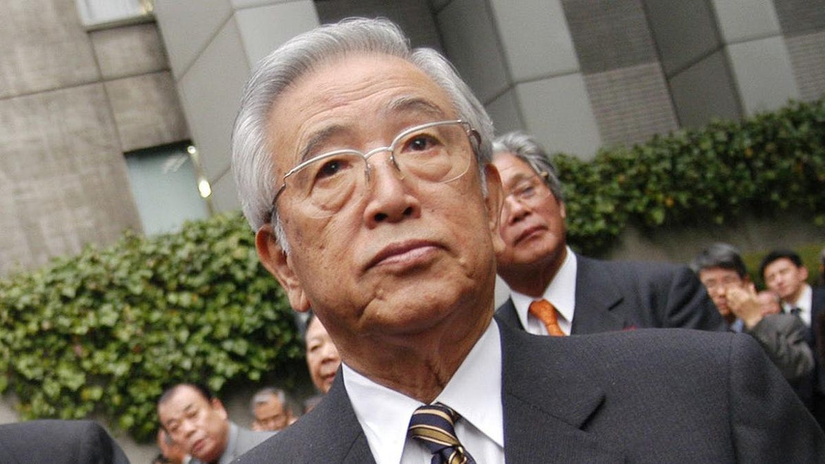 Jalopnik's tweet photo. Shoichiro Toyoda, The Man Responsible for Toyota's Modern Era, Has Died https://t.co/oVwolUk8Cx https://t.co/3nf7Y6k1EO