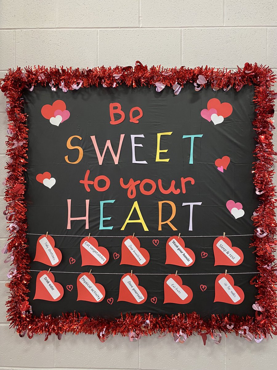 Happy Valentines Day, don’t forget to be sweet to your heart! (zoom in to see how to life a healthy lifestyle!) #raviniarocks #112leads