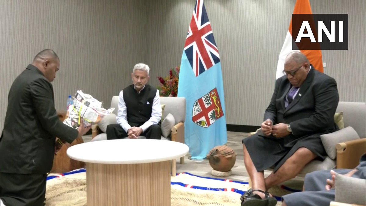 External Affairs Minister Dr S Jaishankar met Fiji’s President Ratu Wiliame Maiv…