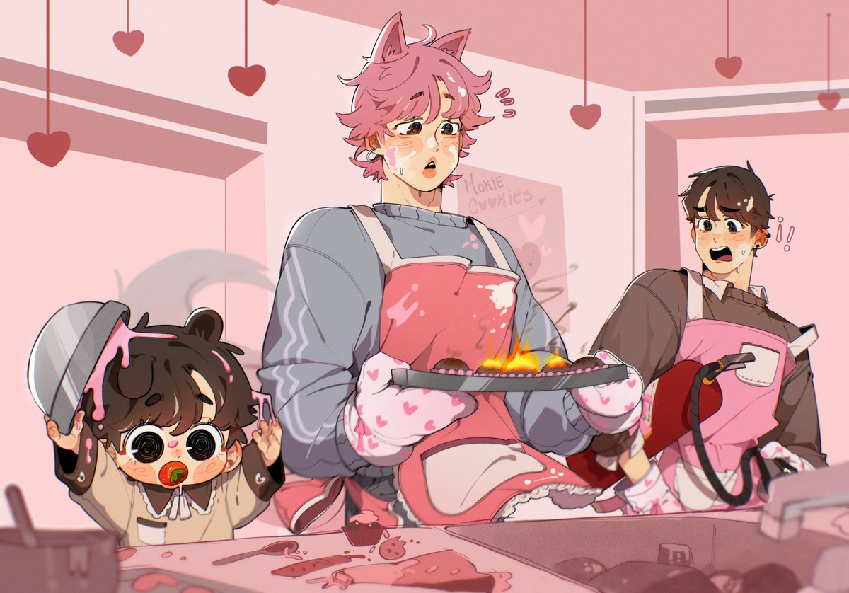 Mokkamimi's tweet photo. Happy valentine’s day 💘 https://t.co/lnoPEAbDz0