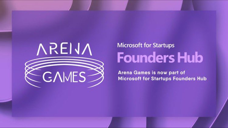 dhafdhafi's tweet photo. So excited @Arenaweb3 to be a part of Microsoft Start Up. #Web3 #PlaytoEarn #GameFi https://t.co/1VGIgfGLD2