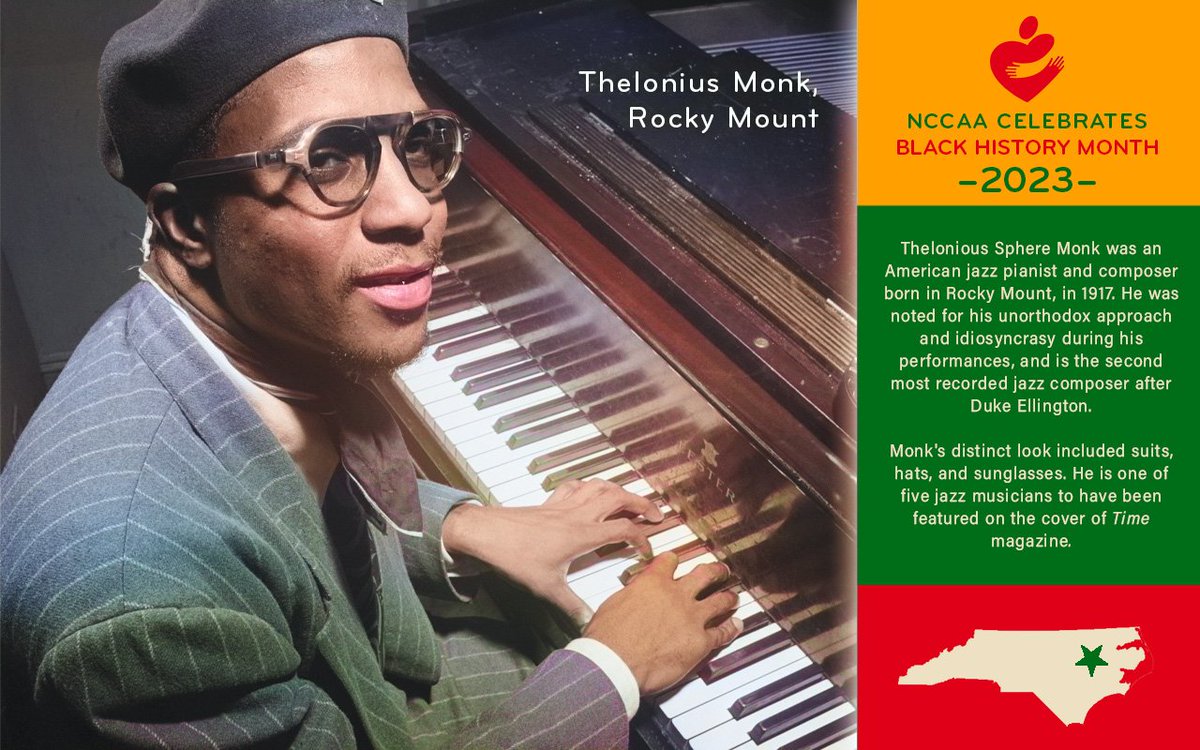 NCCAA Repost: We are celebrating Black History month with a series of famous North Carolinians. To see the full series, check us out on on Facebook - NCCommAction ❤