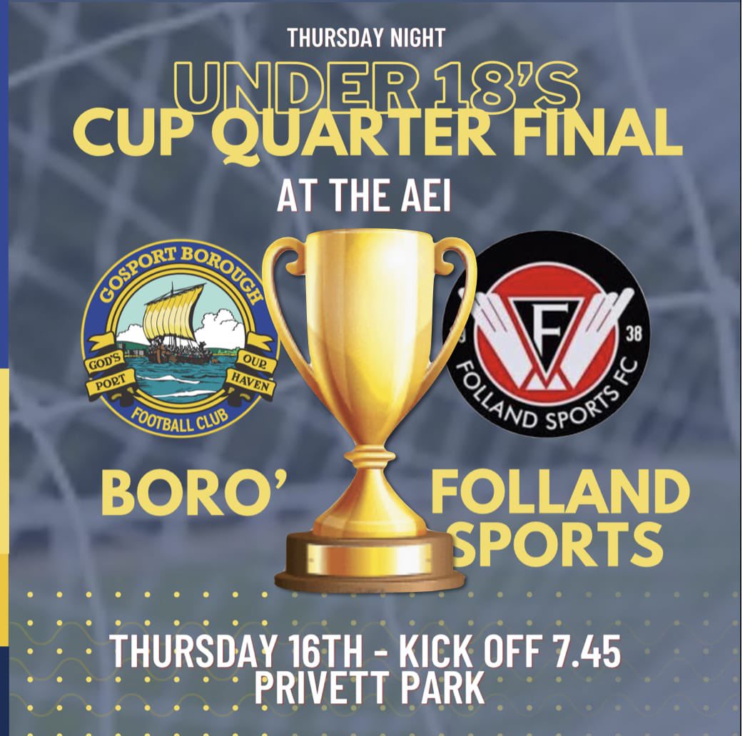 BoroExcellence's tweet photo. Your midweek football fix 🏆💛

Our U18’s take on Follands in the floodlit cup 1/4 final. https://t.co/ailjq3aNfd