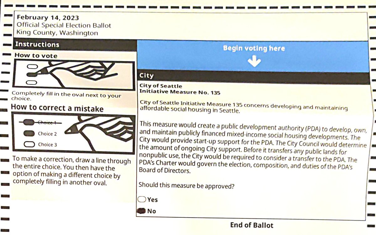 BorisForOffice's tweet photo. Vote NO on I-135 #waelex #seattle

Seattle has a proven track record of making housing MORE expensive and increasing the homeless population.

The LAST thing the city needs is even more control of housing. https://t.co/4XLTOysSQV