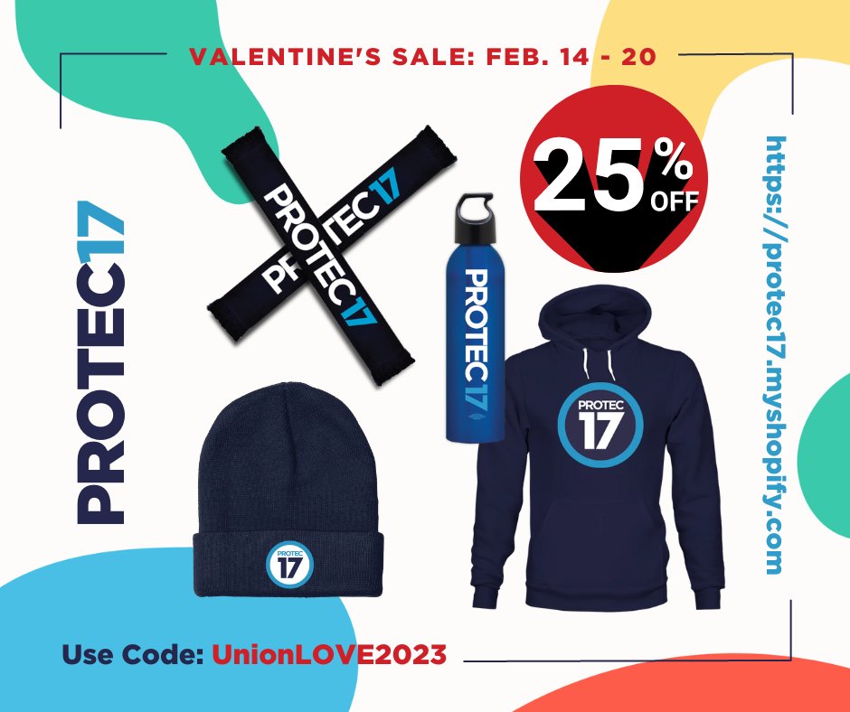 Happy Valentine's Day! Show your #UnionPride by getting your hands on some #UnionSwag! 😍 Get 25% off using code: UnionLOVE2023, now through Feb. 20!