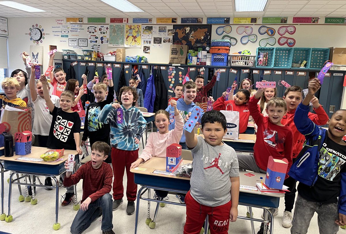 It was a great Valentine’s Day in room 152! ❤️ 💕 💗