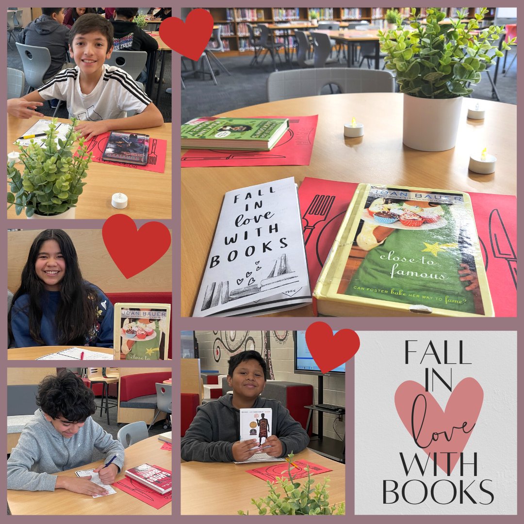 Davis_Falcons's tweet image. This Valentine's Day, students in Mrs. Burnett's class got to do a book tasting to find their perfect match. ❤️ Loved seeing our students engaged and "falling in love" with new books!