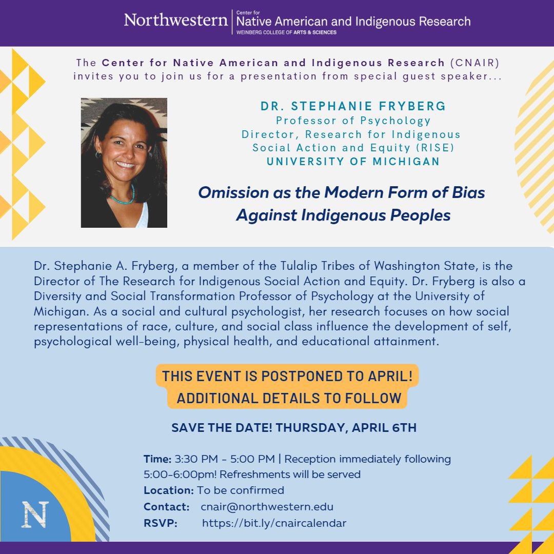 Center for Native American & Indigenous Research tweet media