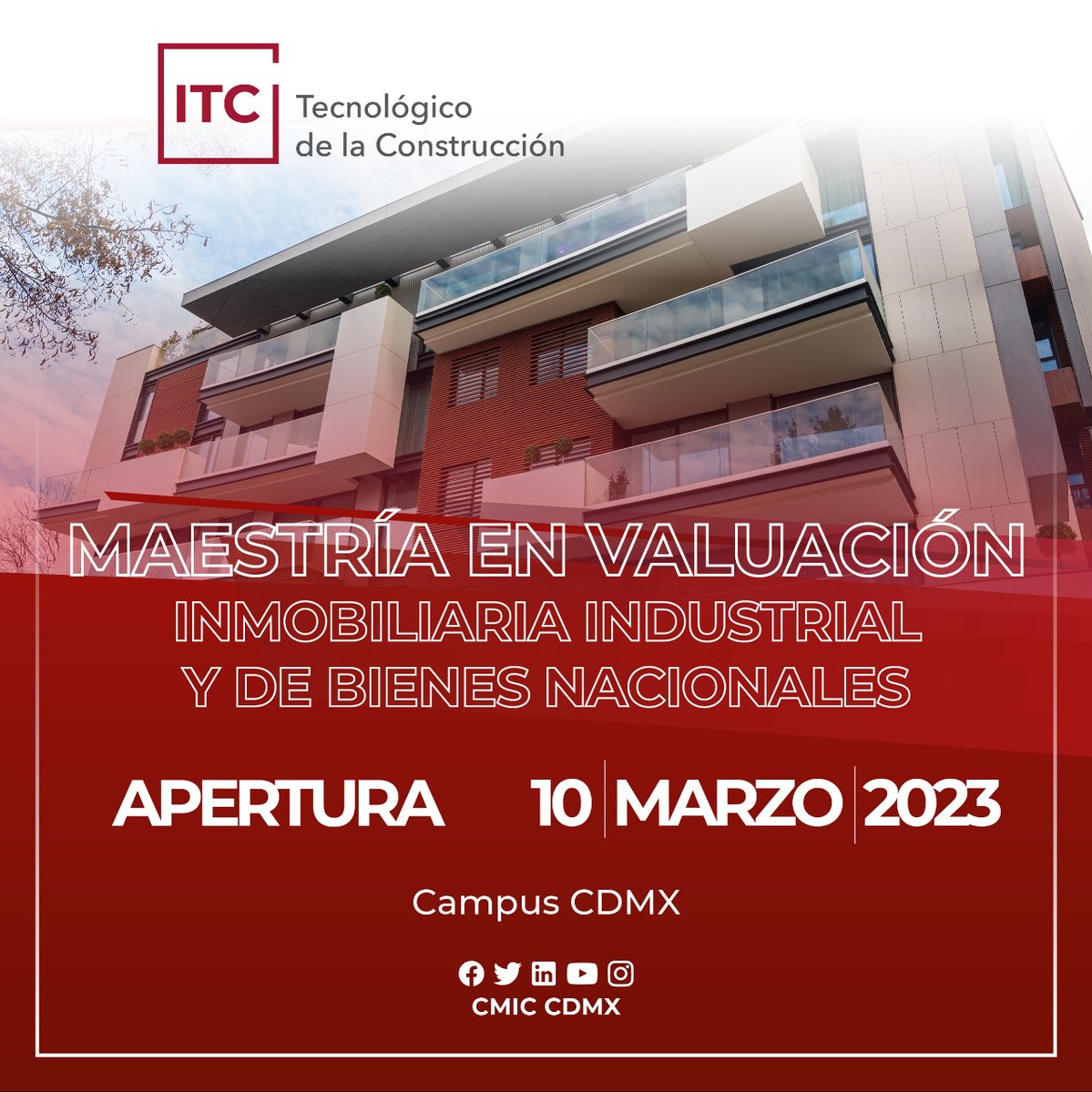 UniTopsMexico's tweet photo. Conoce las maestrías que @ComunidadITC comenzará este mes de marzo.

No te quedes fuera e inscríbete! Contamos con 6 especialidades, pregunta por ellas.
Contáctanos:
📧promocionitccdmx@itc-ac.edu.mx
📞55 5668 0787 ext 102 / 105 / 5
#CampusCDMX https://t.co/GmWvxx83Dt