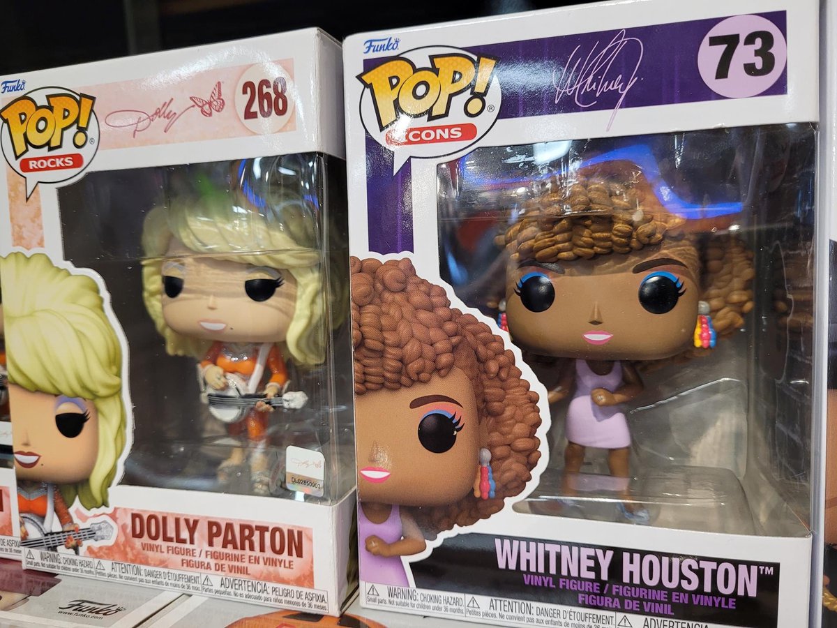 Both Whitney and Dolly will always love you especially today, Valentine's Day. Welcome Dolly Parton to our already great collection of Funko Pops. Jolene, Jolene, Jolene...(You know you just sang that)