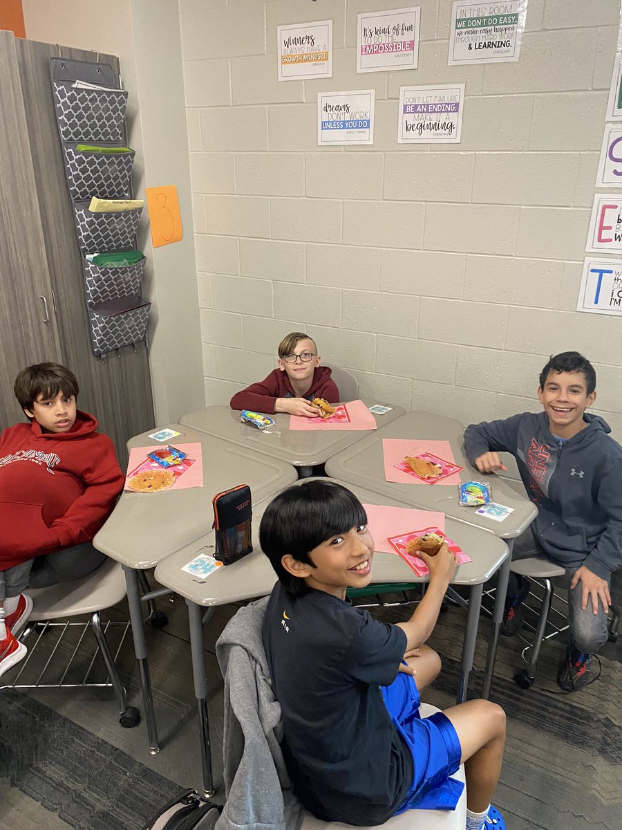 Kicked off the day with a sweet Valentine’s Day breakfast! #ClarkConnects