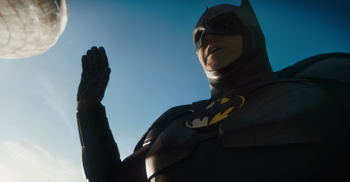 NebsGoodTakes's tweet photo. loved the flash trailer but it's ok to admit these shots look like arkham photo mode btw https://t.co/3MvXC6pqhv