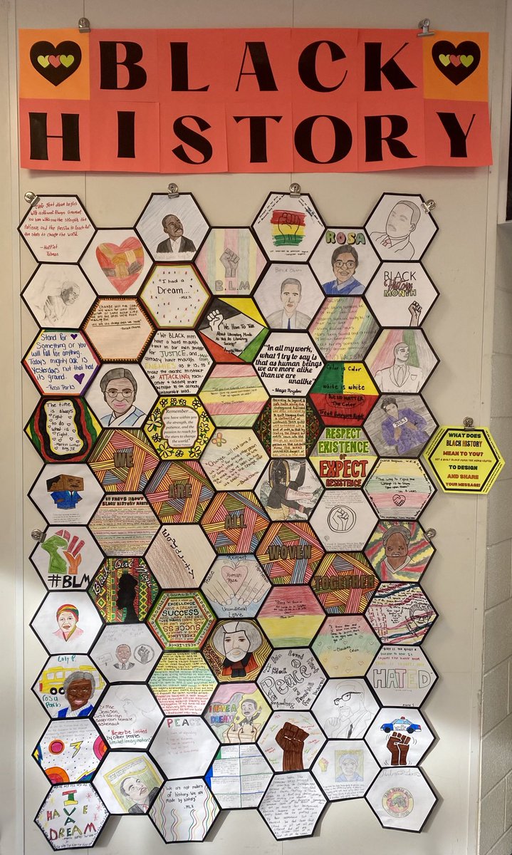 MCTiger55's tweet photo. Thank you to all the students and teachers who have contributed to our Black History quilt! We’re receiving so many blocks that a second quilt is in the works! ❤️ #blackhistorymonth https://t.co/8Gv9B2MzI9