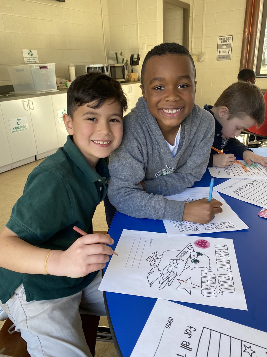 PrincetonAcadSH's tweet photo. Thank you to our loving LS students for coloring and writing cards for those serving in our armed forces and first responders in honor of #ValentinesDay #HeCanBe #WeAreSacredHeart #LoveisOurMission https://t.co/eawj2Jc41m