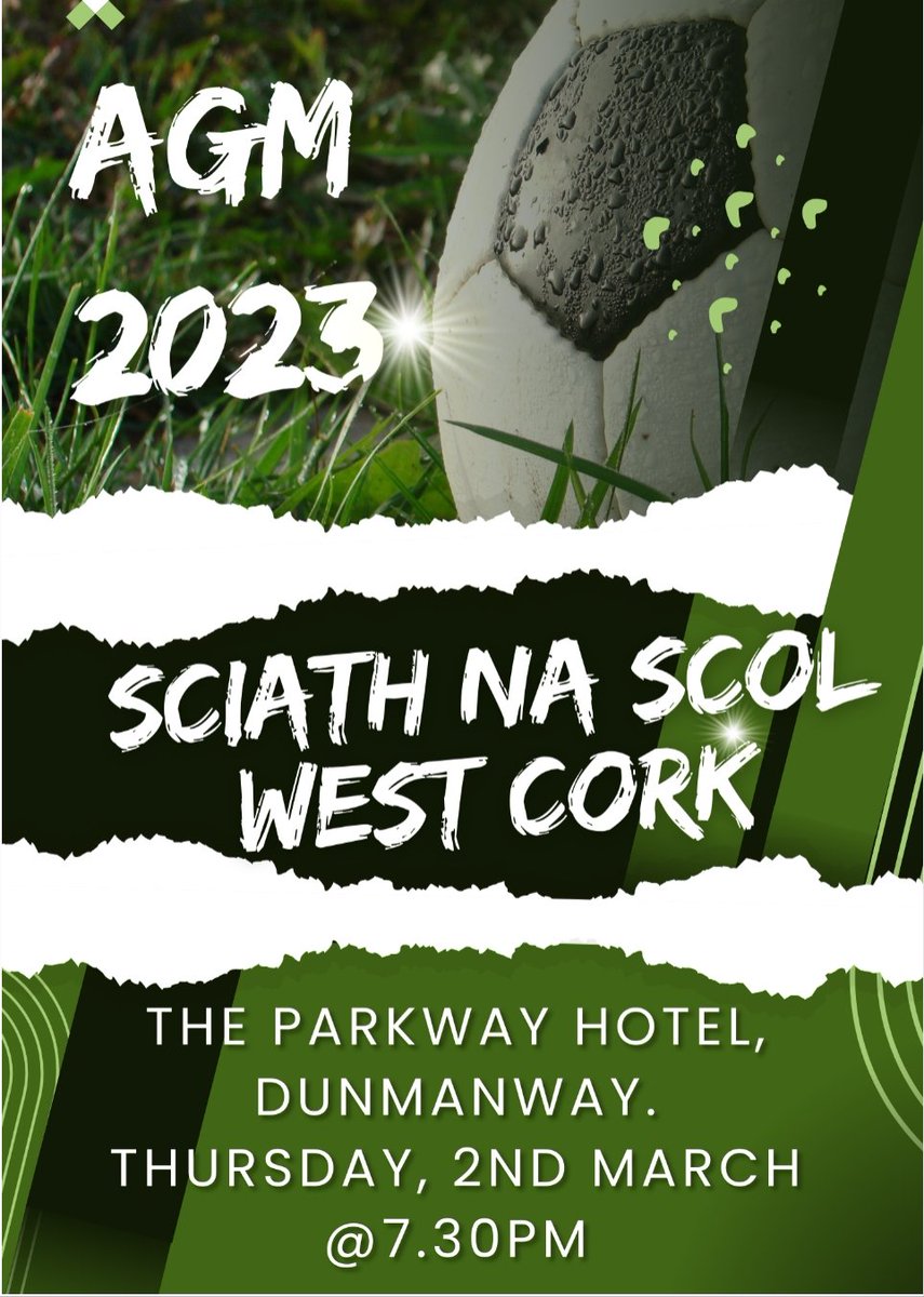 sciathnascolwestcork (@sciathnascolwc) on Twitter photo Special Valentine's Day email for schools ♥️⚽📨 Entry forms for Sciath na Scol West Cork Football 2023 have been emailed to schools. The closing date for entry is 5pm on Thursday, 2nd March. If your school has not received this email, please contact sciathnascolwc@gmail.com 👍🏼 Special Valentine's Day email for schools ♥️⚽📨 Entry forms for Sciath na Scol West Cork Football 2023 have been emailed to schools. The closing date for entry is 5pm on Thursday, 2nd March. If your school has not received this email, please contact sciathnascolwc@gmail.com 👍🏼