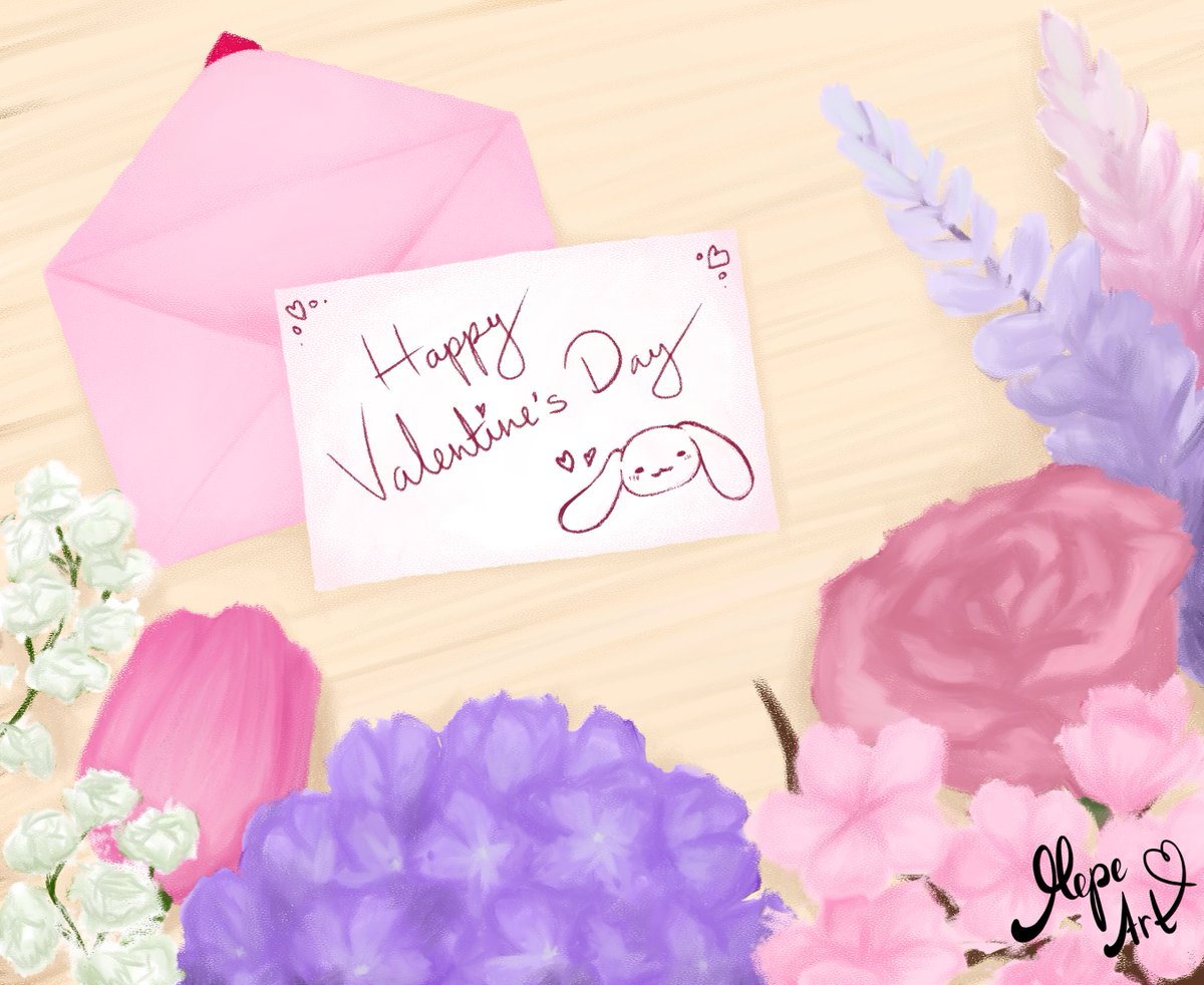 Mepe_Art's tweet photo. Happy Valentine's day everyone!

I drew this for someone special to me, and just wanted share it here <3
You're welcome to send it to your special someone, if you'd like to :) https://t.co/gLeZK56Hon