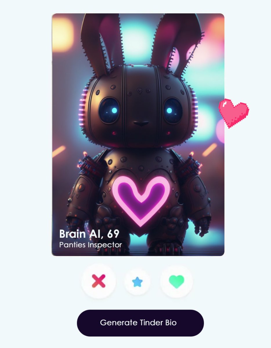 BlackRabbitAI's tweet photo. Our little friend Brain here is hoping to find true love. Or, at least a chance at it. 

Do him a favor. 

1⃣ Follow + Like + RT + Tag 3 Influencers
2⃣ Buy $BRAIN and HODL for 48hrs

Two winners, 3485 $BRAIN each selected in 48hrs. 

Hop to it for the sake of love, frens!

🥕🐇 https://t.co/251LC47riI