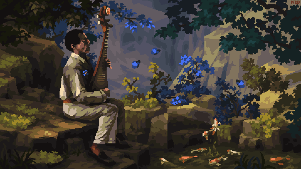 Lake Music
#pixelart #ドット絵