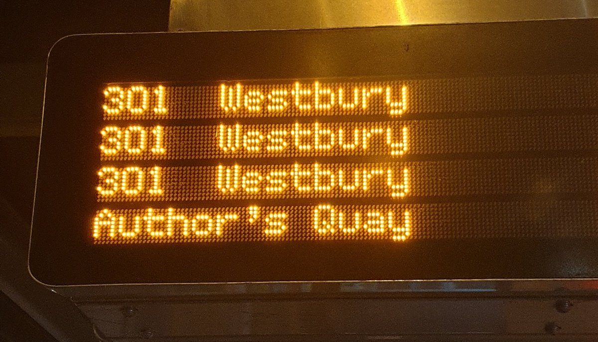 Lads, thats a Monaleen person ringing in what to type on the signs for the bus stops in Limerick.
Notions.
Its like how my mother answers a phone if she doesn't recognise the number.