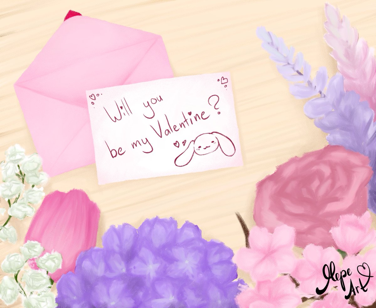 Mepe_Art's tweet photo. Happy Valentine's day everyone!

I drew this for someone special to me, and just wanted share it here <3
You're welcome to send it to your special someone, if you'd like to :) https://t.co/gLeZK56Hon