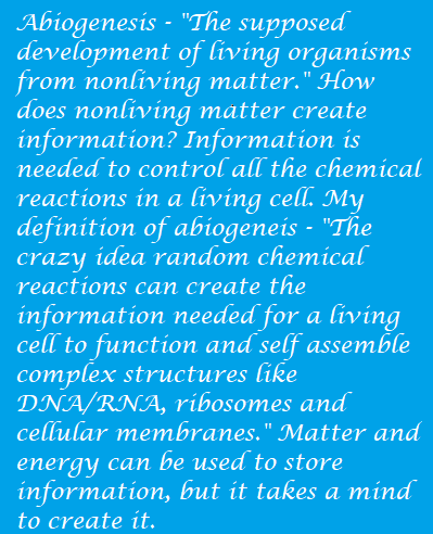 GodReallyExists's tweet image. In 7 decades of origin of life research all scientists have done is create a few molecules in highly controlled lab experiments. In other words, they are not even close to life. #findinggod #godisreal #atheist #atheists #atheism #JesusSaves #JesusChrist #JesusLives