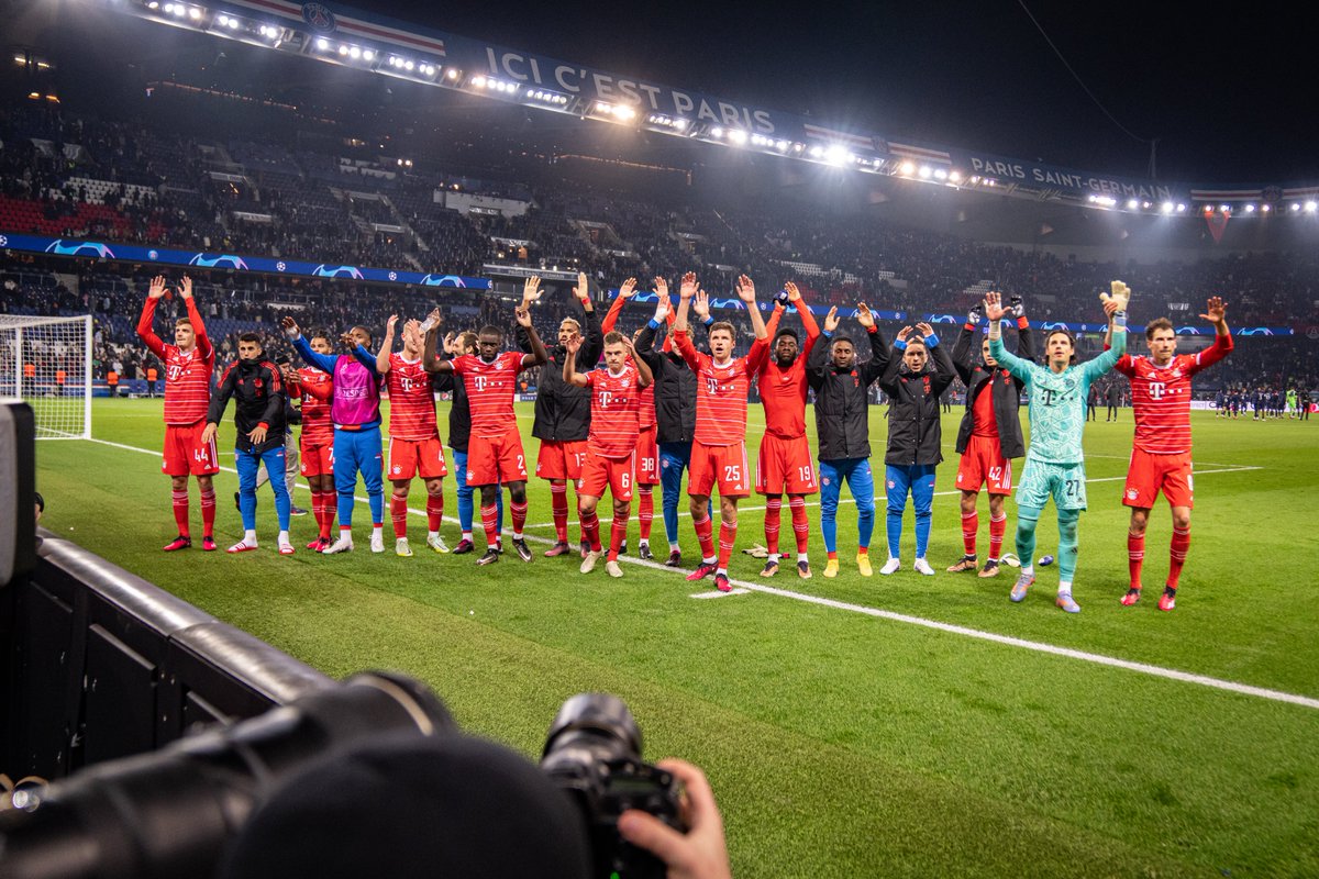 AUSWÄRTSSIEG! 🙌🙌🙌

#PSGFCB #UCL #MiaSanMia #FCBayern
