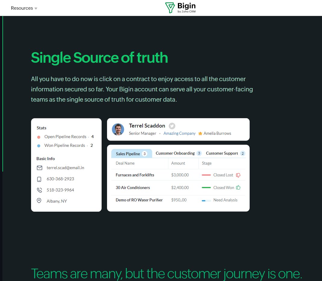 SystemsDesk's tweet photo. What's new in Bigin? Small Business CRM Software Connect with us to learn more and implement Bigin! https://t.co/WGROPt5Pni https://t.co/0Q86EjA1P7