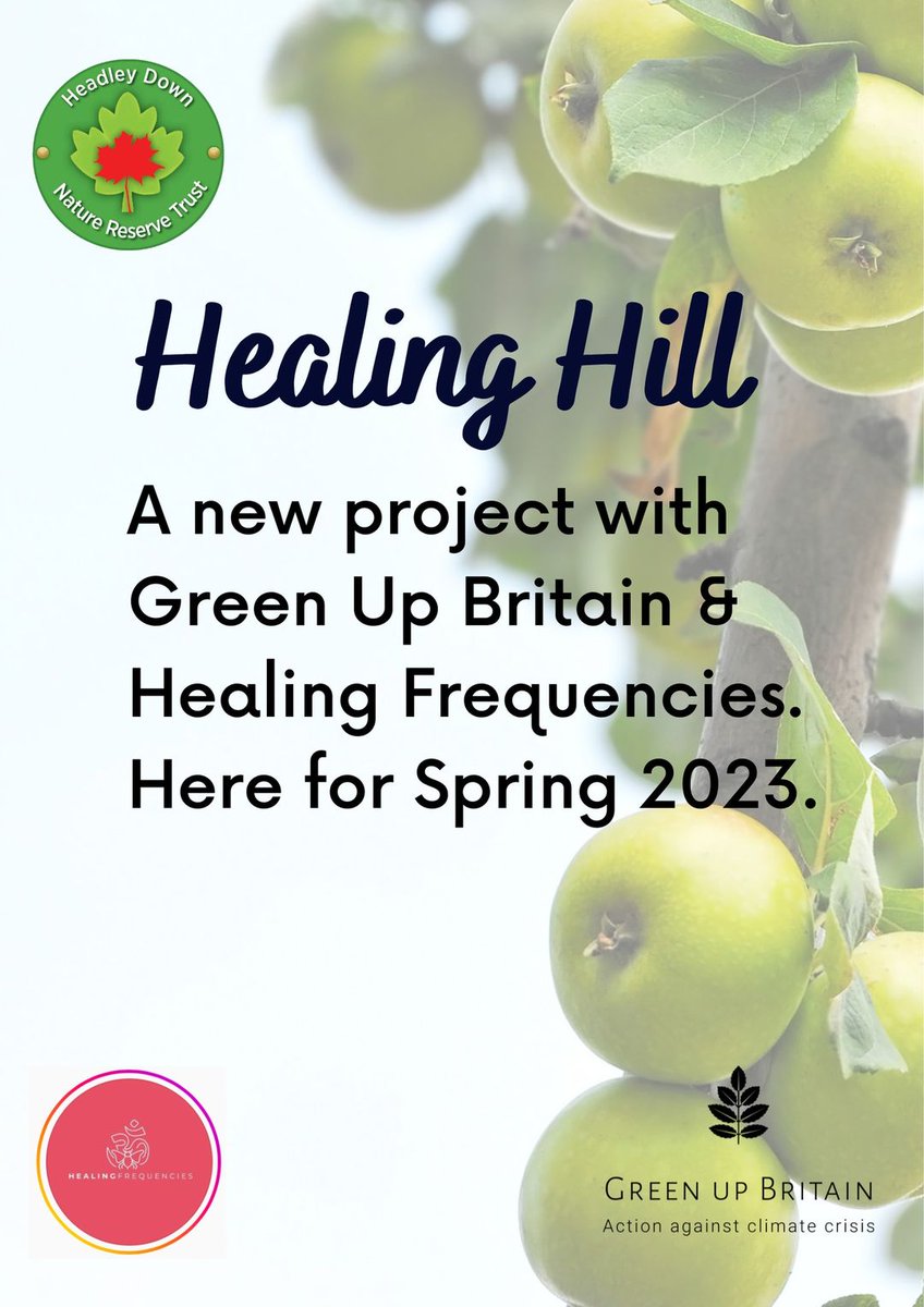 HeadleyNature's tweet photo. We have started work on a new project this week!

We are creating #HealingHill by planting 15 fruit trees
&amp; making a new informal path. Watch this space for
updates 👀🍏

We're looking forward to our collaborating with @greenupbritain &amp; Healing Frequencies from #Farnham. https://t.co/wjV9qwxbmm
