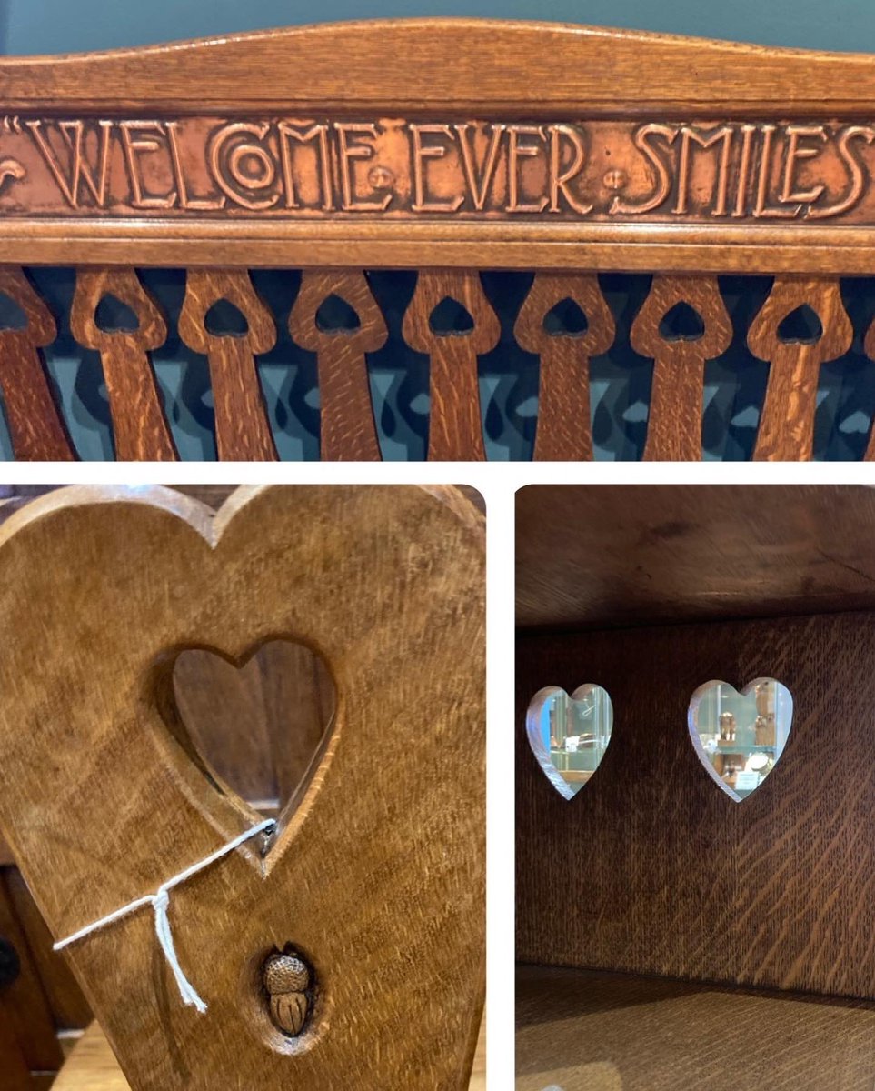 IngnetLtd's tweet photo. Happy Valentine’s day ❤️

#artsandcraftsmovement #mouseman #yorkshireoak #antiques #antiqueshop #antiqueinteriordesigner #valentinesday #love #shaplandandpetter #artsandcraftsfurniture #ingnetantiques https://t.co/T6iMmE0oLX