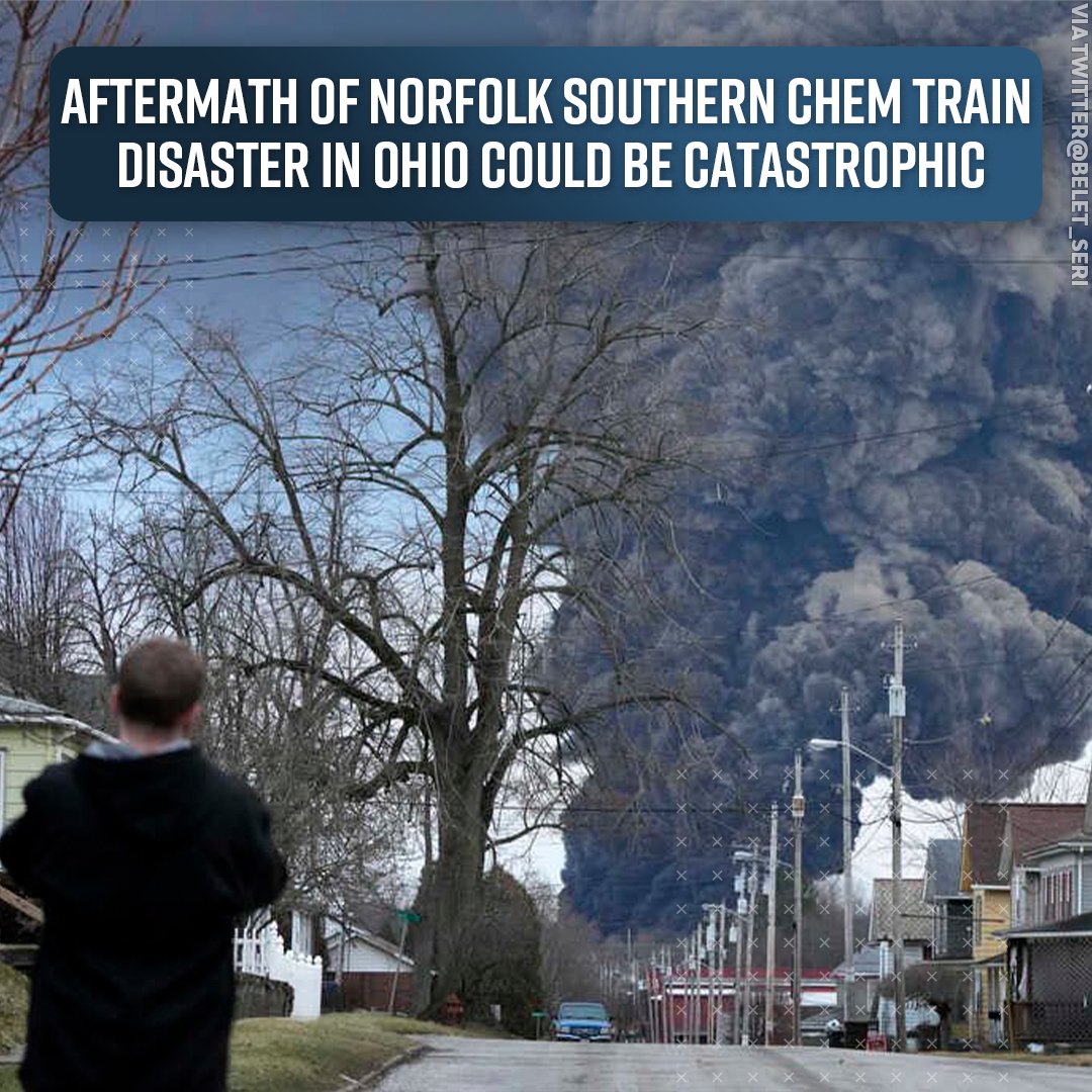 FISMNews's tweet image. ‘We basically nuked a town’ – aftermath of Norfolk Southern chem train disaster in Ohio could be catastrophic l8r.it/9dIU #environmentalprotectionagency #epa #newpalestine #ohio #ohionews #norfolksouthern