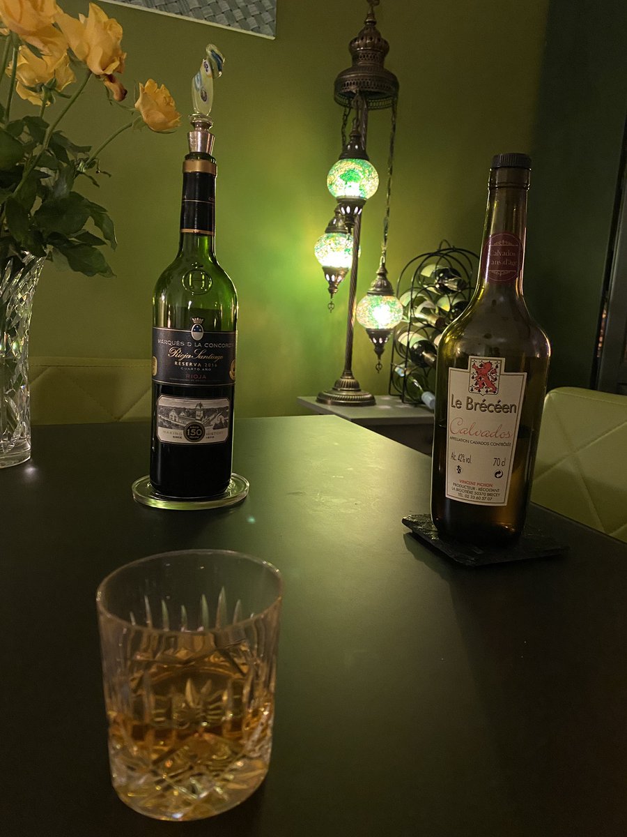 philipnolan1's tweet photo. #TonightsDinner #RoundFour was supposed to be cherry clafoutis but I canโt be arsed. Iโll just head straight to the Calvados digestif. ๐ #LeTrouNormand https://t.co/64RotXnQWS