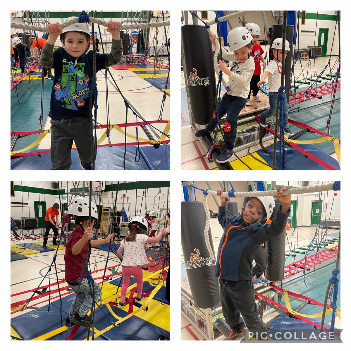 MrsBeg24's tweet photo. The 🦊s had the best time at Jungle Sport this morning! We can’t wait for day 2 tomorrow! @StPhilipOCSB @OttCatholicSB #ocsbKindergarten #ocsbJoy https://t.co/sIzMjfznSS