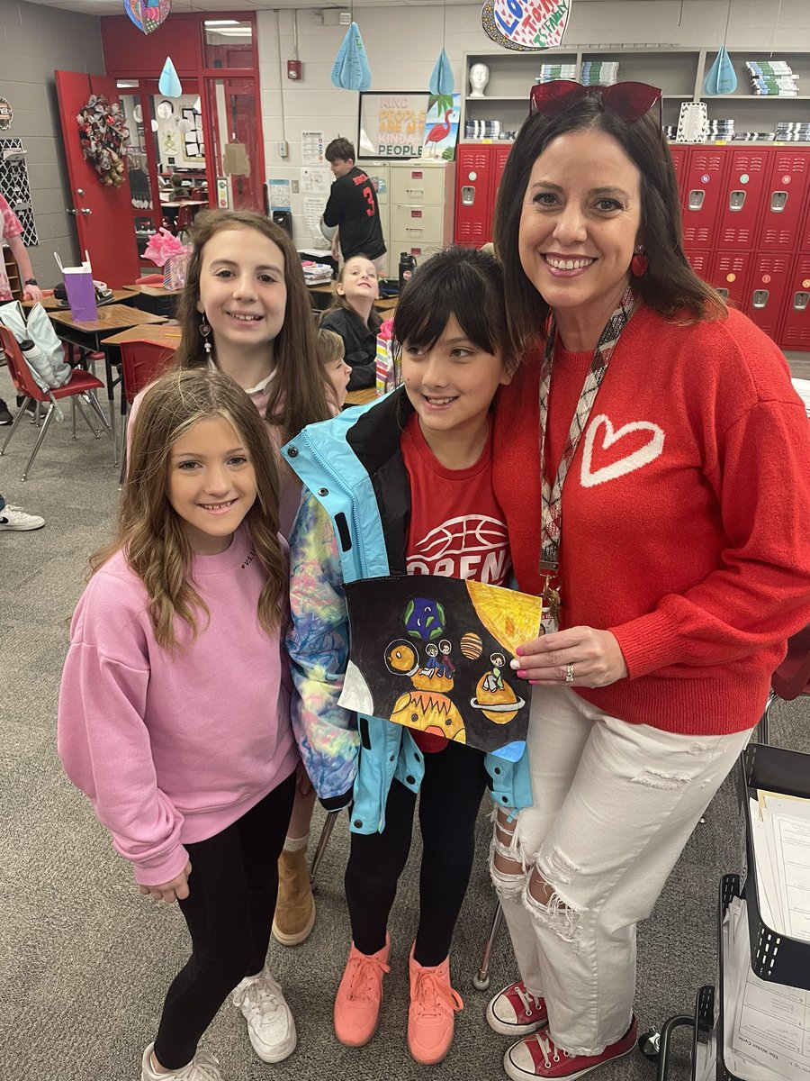 AmberSeale3's tweet photo. My students are far out! They made me Valentines gifts that are out of this world! 😉 🌎 ❤️ @Lorena_Elem https://t.co/kG1hE5sJQu