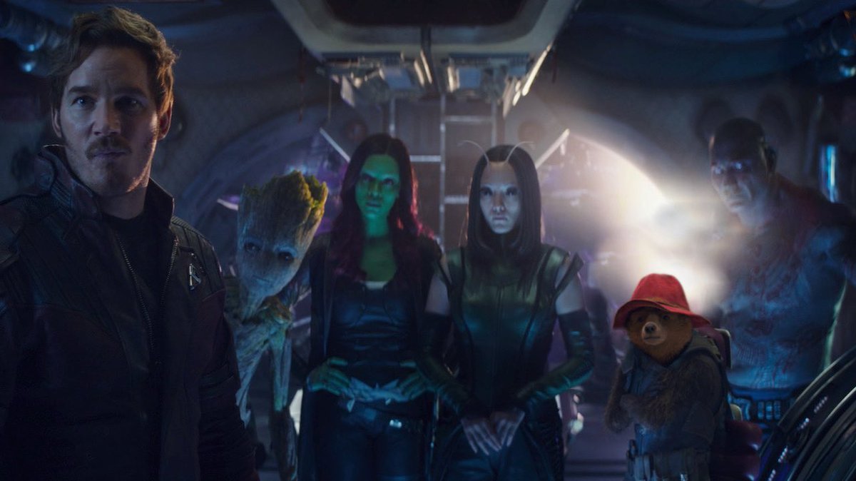 FictusFilms's tweet photo. The Guardians can finally save the Galaxy. They now have a new member : @paddingtonbear 

I photoshop Paddington into new scenarios until I forget. #Pic11 https://t.co/P6mSulPqCn