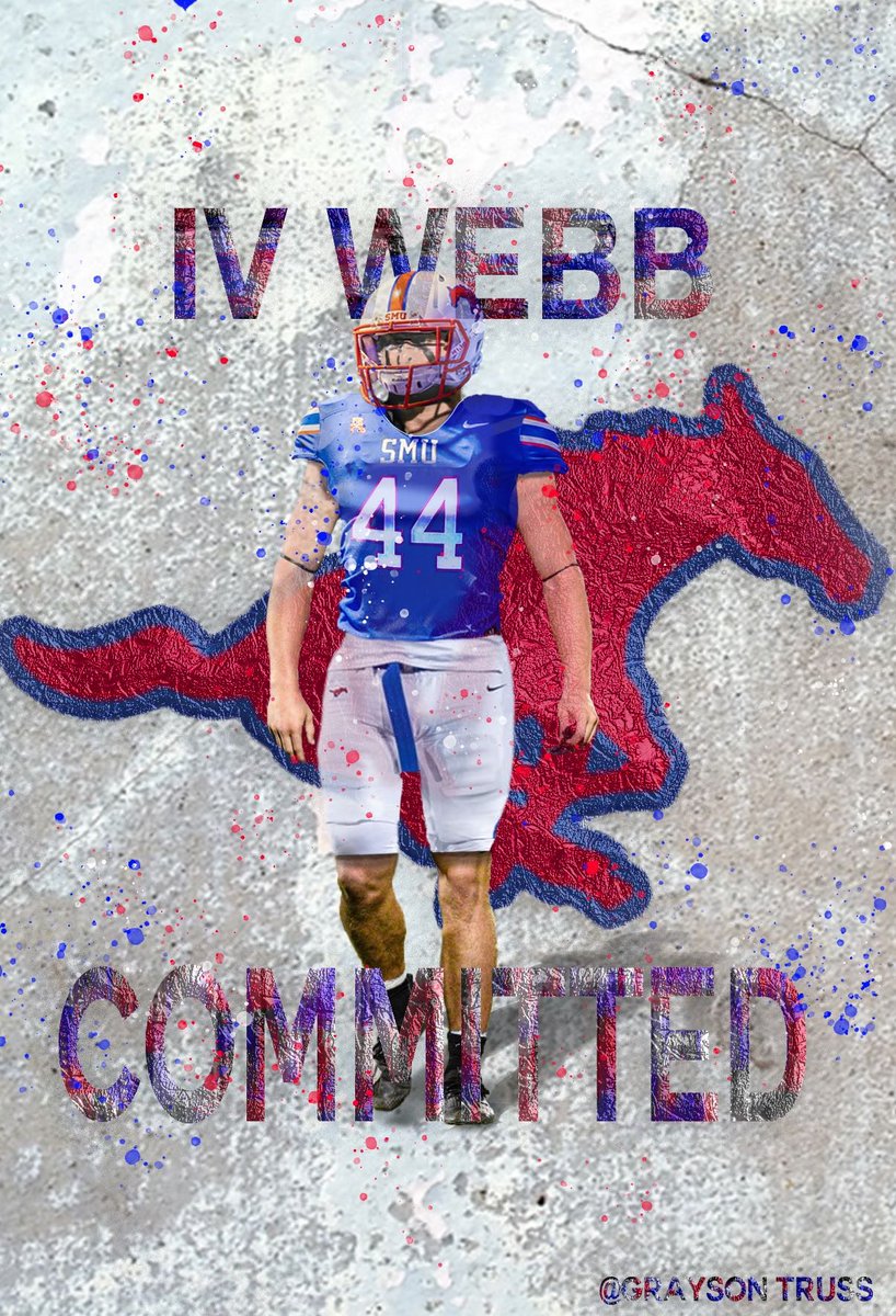 IV Webb (@ivwebbatx) on Twitter photo Excited to start my next chapter at SMU! Thankful for everyone who has helped me get here! Pony Up! <a href="/rhettlashlee/">Rhett Lashlee</a> <a href="/coachsymons/">Scott Symons</a> <a href="/CoachMoCrum/">Maurice C. Crum Jr.</a> <a href="/CoachMesser_/">Warren Messer</a> <a href="/alexm_brown/">Alex Brown</a> <a href="/d_hatcher80/">Coach Hatcher</a> <a href="/CoachBHolcomb/">Bo Holcomb</a> <a href="/Coach_Maldy/">Coach Maldonado</a> <a href="/Zoumboukos65/">Peter Zoumboukos</a> <a href="/BamPerformance/">Bam Performance</a> <a href="/CoachWhitmire/">Coach Carlos Whitmire SR.</a> <a href="/SMUFB/">SMU Football</a> #PonyUpDallas Excited to start my next chapter at SMU! Thankful for everyone who has helped me get here! Pony Up! <a href="/rhettlashlee/">Rhett Lashlee</a> <a href="/coachsymons/">Scott Symons</a> <a href="/CoachMoCrum/">Maurice C. Crum Jr.</a> <a href="/CoachMesser_/">Warren Messer</a> <a href="/alexm_brown/">Alex Brown</a> <a href="/d_hatcher80/">Coach Hatcher</a> <a href="/CoachBHolcomb/">Bo Holcomb</a> <a href="/Coach_Maldy/">Coach Maldonado</a> <a href="/Zoumboukos65/">Peter Zoumboukos</a> <a href="/BamPerformance/">Bam Performance</a> <a href="/CoachWhitmire/">Coach Carlos Whitmire SR.</a> <a href="/SMUFB/">SMU Football</a> #PonyUpDallas