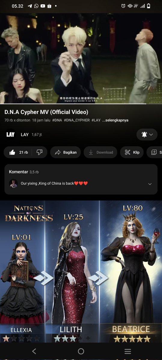 D.N.A Cypher MV Challenge🧬

Invite 5 of your friends to see the MV and post the proof ^^

I invite (this is like russian roulette): 
@buzzeryixing
@zyxStrl10
@itsaraleyy
@yixingmia1007
@sstttdiam

#DNAfactory #DNA_CYPHER #LAY_DNA #LAYZHANG
