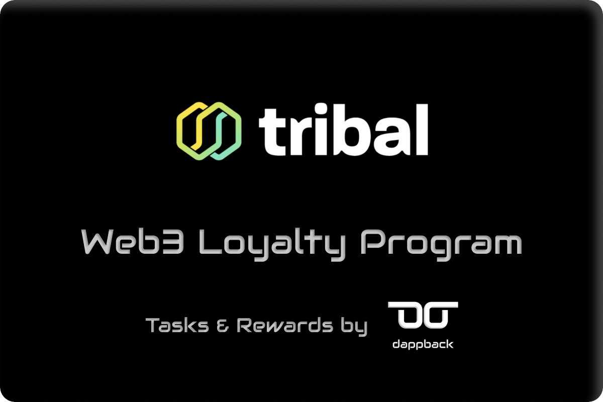 Tribal Finance (@tribal_crypto) on Twitter photo We've joined forces with <a href="/DappBackHQ/">DappBackHQ</a> to bring you our very own #Web3 Loyalty Program!
Complete our tasks to contribute to our community and earn our #NFT & #crypto rewards.
Level 1 Reward: Tribal Quest
Task away at dappback.com/tribalcrypto We've joined forces with <a href="/DappBackHQ/">DappBackHQ</a> to bring you our very own #Web3 Loyalty Program!
Complete our tasks to contribute to our community and earn our #NFT & #crypto rewards.
Level 1 Reward: Tribal Quest
Task away at dappback.com/tribalcrypto