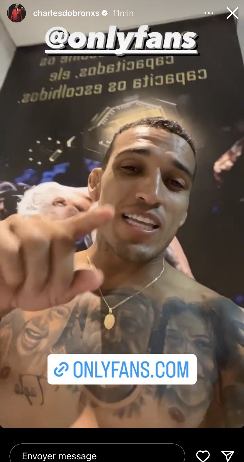 ARENA on Twitter: "Charles Oliveira annonçait quelque chose en