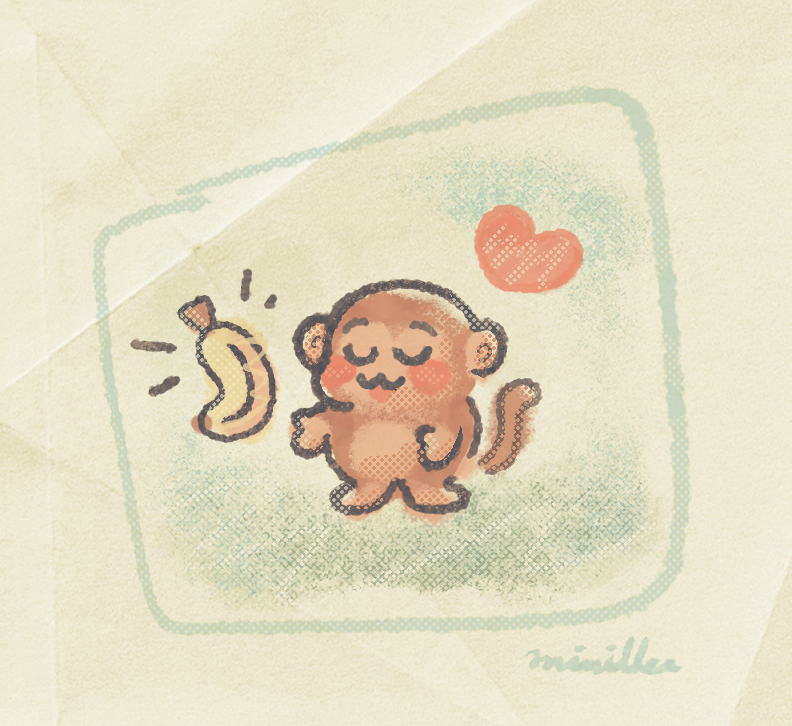 minilladesign's tweet photo. monkey love 🍌❤️ https://t.co/Vw8N38bDwY