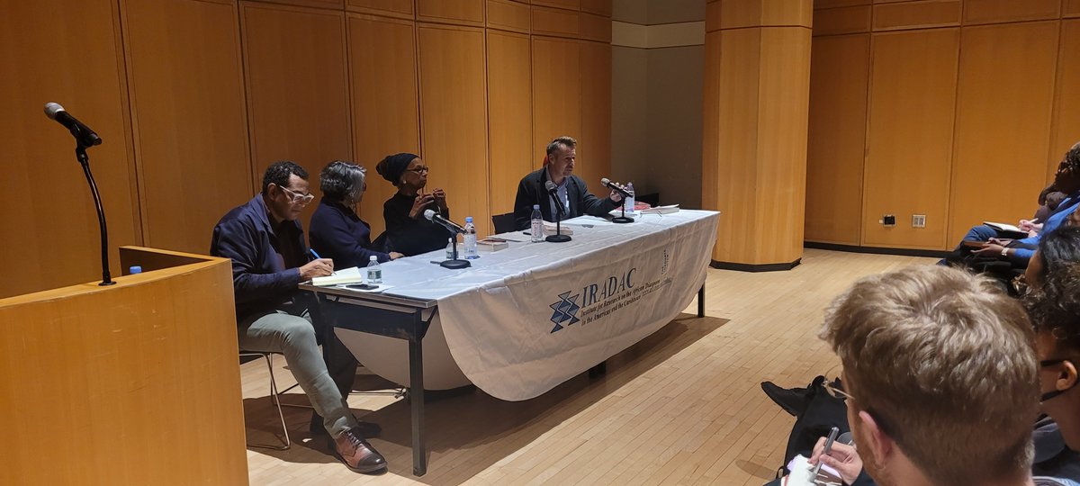 Happening now, Gary Wilder discussing his book, Concede Utpoianism: The Politics of Temporality and Solidarity with Herman Bennett, Manu Goswani and  Ruth Wilson Gilmore.