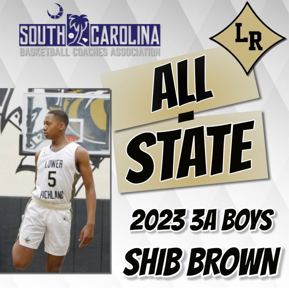 Lower Richland Athletics (@lrhathletics) on Twitter photo Shout out to Shib Brown for earning All-State honors! Way to go Shib! <a href="/DiamondMBB/">Lower Richland Boys Basketball</a> <a href="/lrhsdhornets/">Lower Richland High School</a> <a href="/4jojoenglish/">Coach J🏀J🏀 English</a> <a href="/LouatTheState/">Lou Bezjak</a> Shout out to Shib Brown for earning All-State honors! Way to go Shib! <a href="/DiamondMBB/">Lower Richland Boys Basketball</a> <a href="/lrhsdhornets/">Lower Richland High School</a> <a href="/4jojoenglish/">Coach J🏀J🏀 English</a> <a href="/LouatTheState/">Lou Bezjak</a>