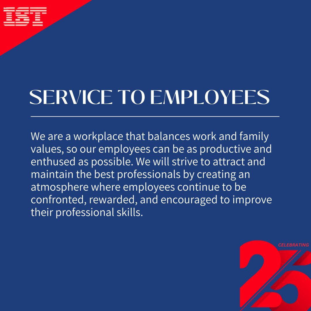 While innovative tech is the answer to rapid change, it's only part of the solution. The most successful companies elevate people & put them at the centre of change. As we #celebrate #25yearsinbusiness, we want to thank our people, who make IST a welcoming place for all everyday.