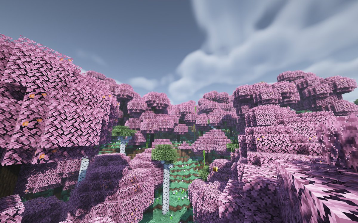 FreedomCraftMC's tweet photo. Happy Valentine’s Day from FreedomCraft! 🌸💕

The Minecraft 1.20 Update is so exciting, here is our own custom cherry blossom biome!

#Minecraft #MinecraftUpdate #MinecraftServer #Minecraftbuilds #minecraftart #14february #ValentinesDay #ValentinesDay2023 #games #javascript https://t.co/hbXFJkhisJ