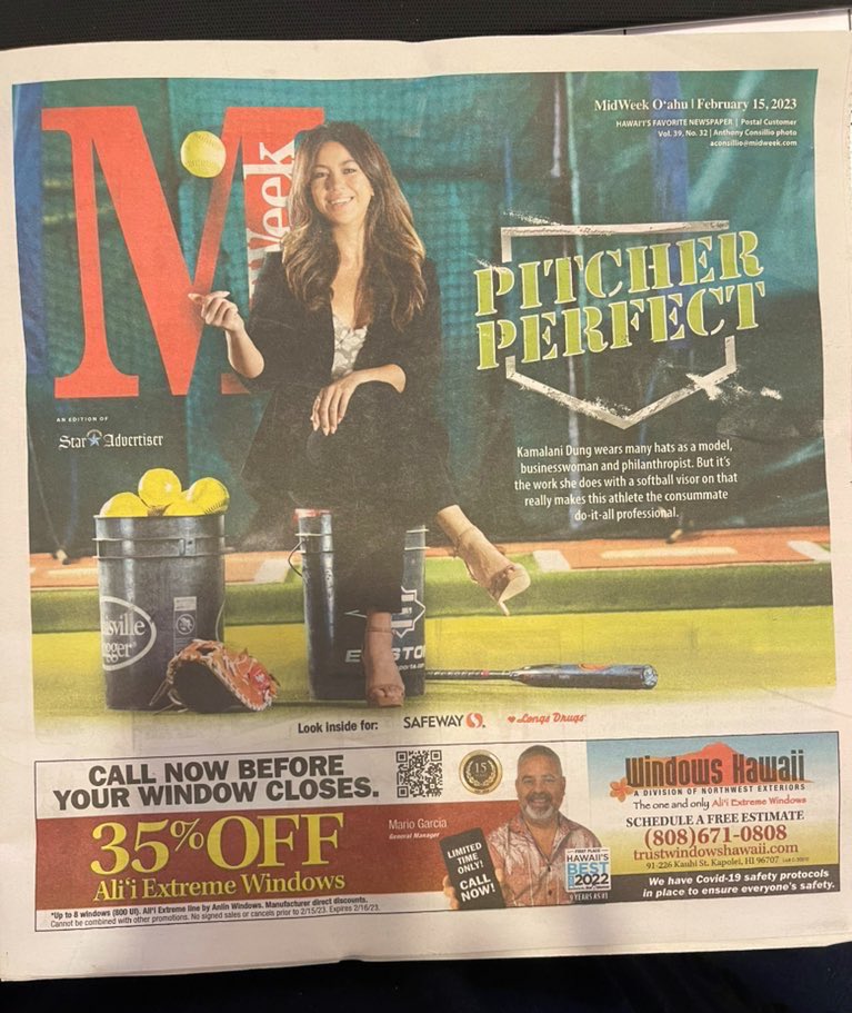 Looks like I’ll be spending Valentine’s Day with every home in Hawaii 👀🌹❤️‍🔥
Check your mailbox 📬 

Mahalo <a href="/MidWeekHawaii/">MidWeek</a> for the cover story dropping and delivered today 🎉