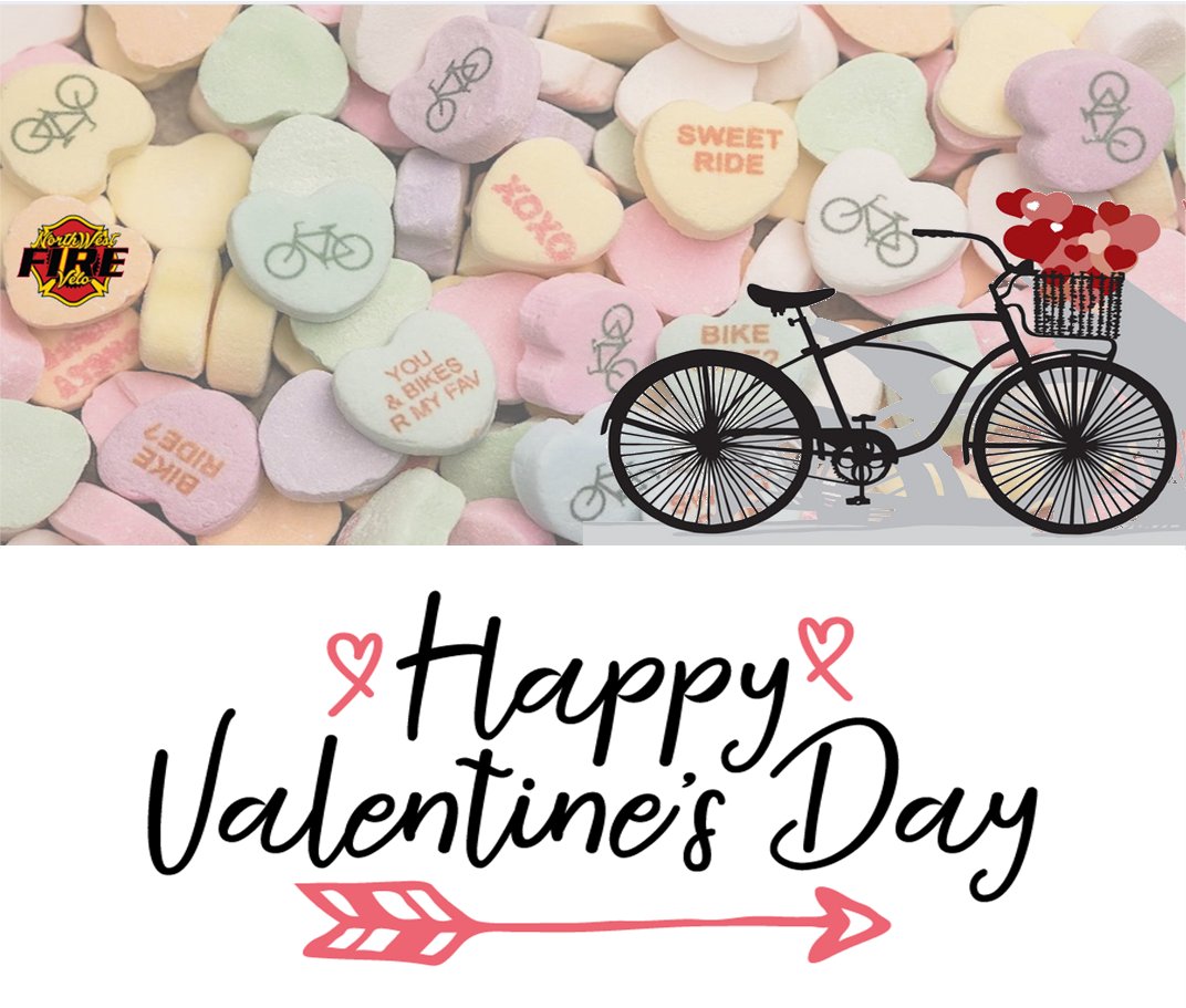 nwfire_velo's tweet photo. Happy Valentine's Day.  Don't forget to show your bike some love on this day....new parts, wash and maintenace, or an evening sunset bicycle ride. https://t.co/2GjqwN1AuT