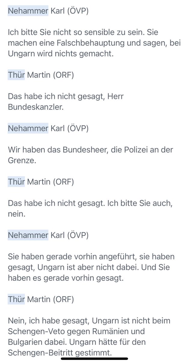 Nehammer: „Wie man in den Wald hineinruft, so schallt es zurück.“