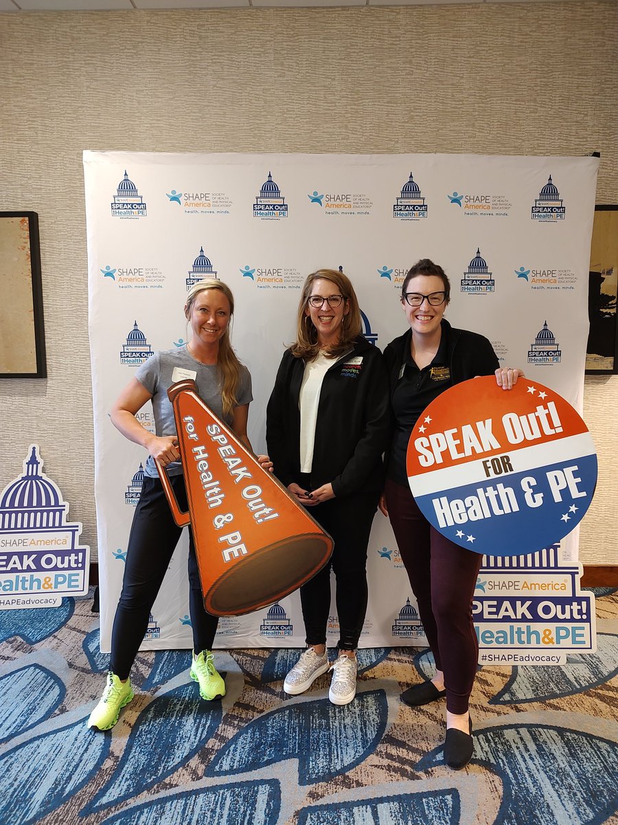 DrSharpCMU's tweet photo. It is such an honor to serve as @SHAPE_America Professional Preparation Council Chair with the amazing @pauls640 and @SHAPEAmericaCEO . I never knew how far my journey would go when I first joined in 2001. #nerdbucketlist https://t.co/3M4QpE4QJH