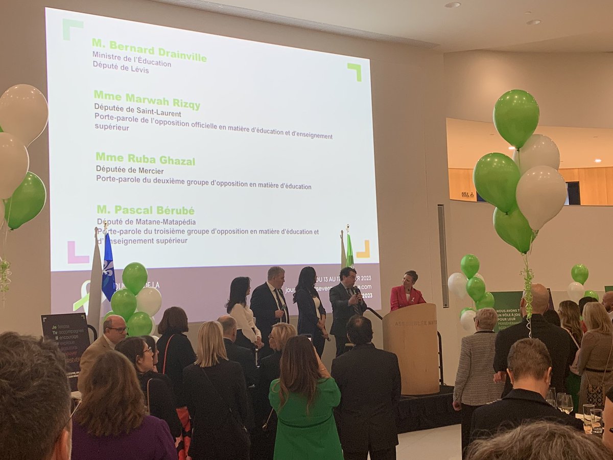 Les Journées de la persévérance scolaire (@jps_hsd) on Twitter photo #JPS2023: Panel sur l’importance de la réussite scolaire et l’importance de l’entourage à l’égard de la motivation. <a href="/BDrainvilleQc/">Bernard Drainville</a> <a href="/marwahrizqy/">Marwah Rizqy</a> <a href="/RubaGhazalQS/">Ruba Ghazal</a> <a href="/PascalBerube/">Pascal Bérubé</a> #JPS2023: Panel sur l’importance de la réussite scolaire et l’importance de l’entourage à l’égard de la motivation. <a href="/BDrainvilleQc/">Bernard Drainville</a> <a href="/marwahrizqy/">Marwah Rizqy</a> <a href="/RubaGhazalQS/">Ruba Ghazal</a> <a href="/PascalBerube/">Pascal Bérubé</a>