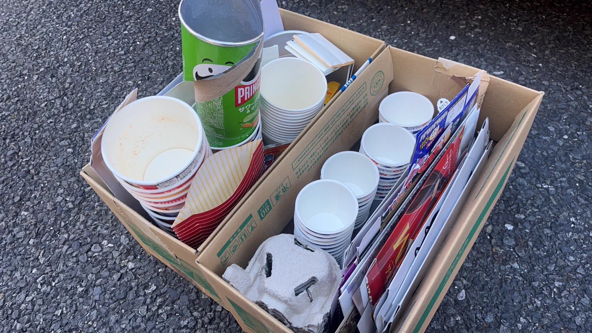 多分良い人なのに！！紙コップは古紙で回収できなかった！！